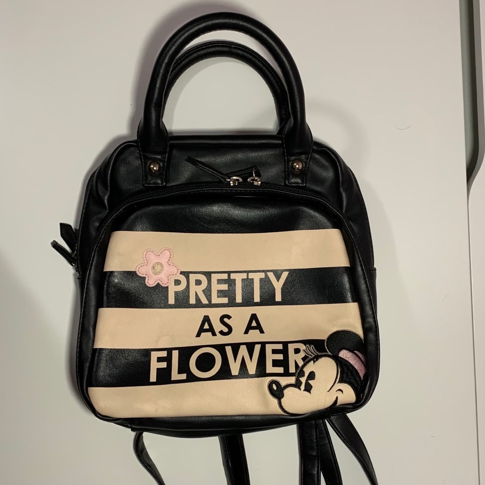 Disney ‘Pretty As A Flower’ Leather Bag / Backpack